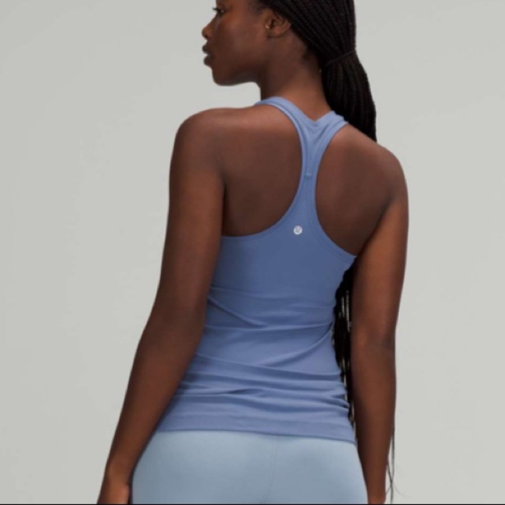 Cool Racerback Short Tank Top, Water Drop, Size 14